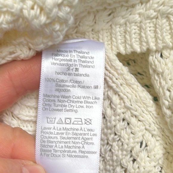 Madewell Crochet lightweight
100% Cotton sweater tank crewneck NWT Small - Picture 12 of 14